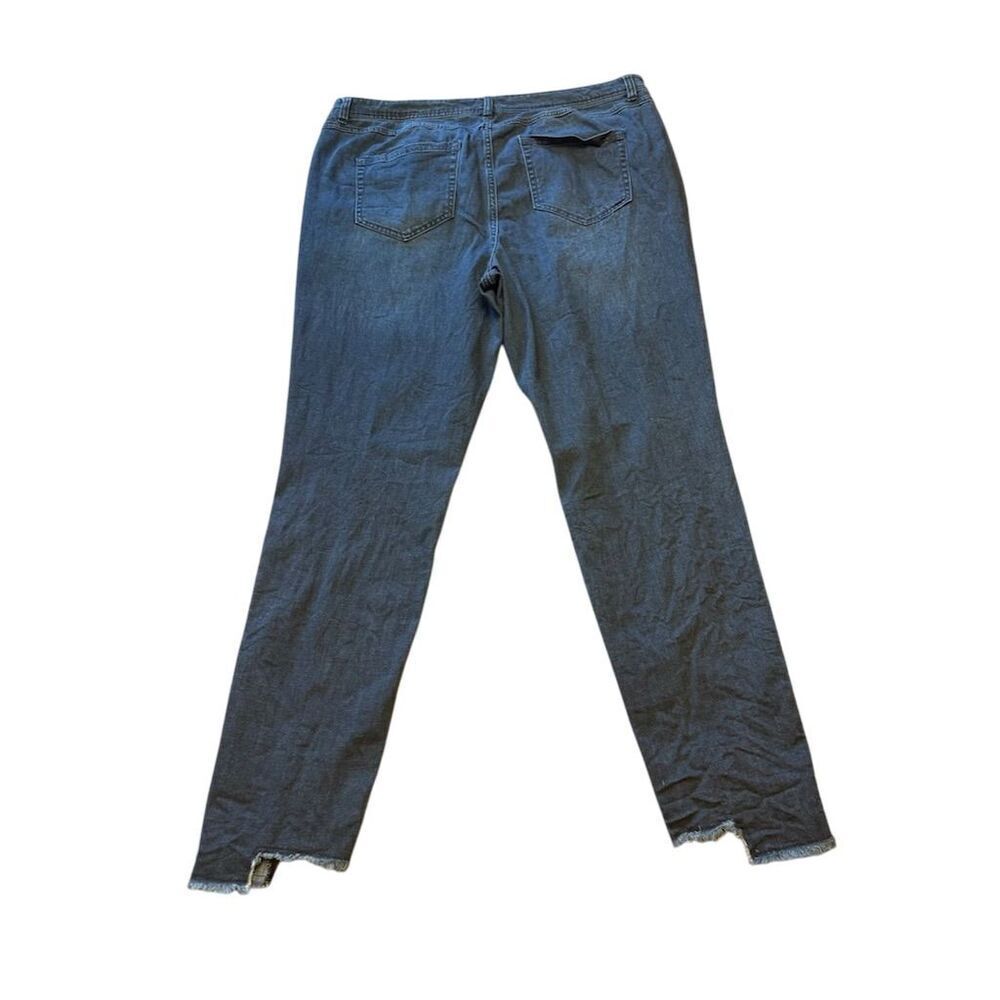 Lisa Rinna Collection Blue Jeans Size 18 High Rise - Picture 2 of 7